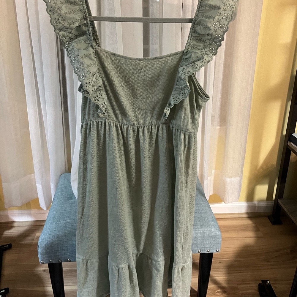 Light Green Midi Dress